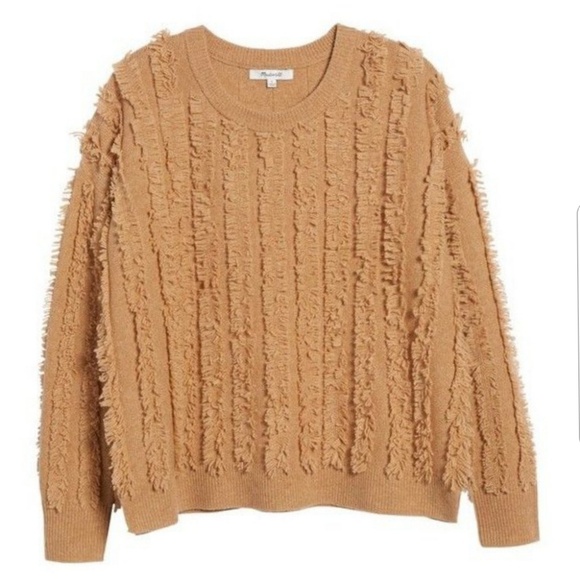 Madewell Sweaters - Madewell Fringe Stripe Sweater
